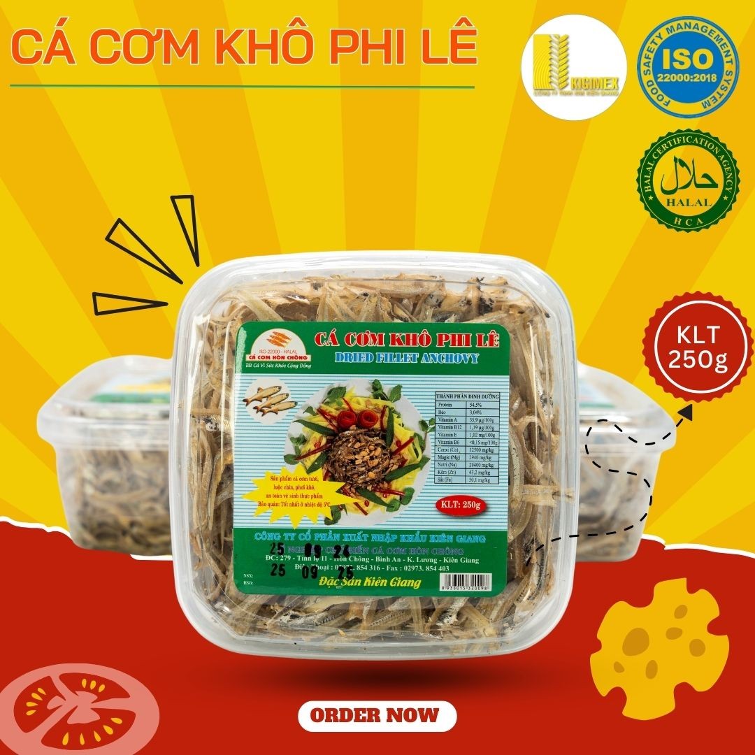 Cá cơm kho Phi lê  1- 250g
